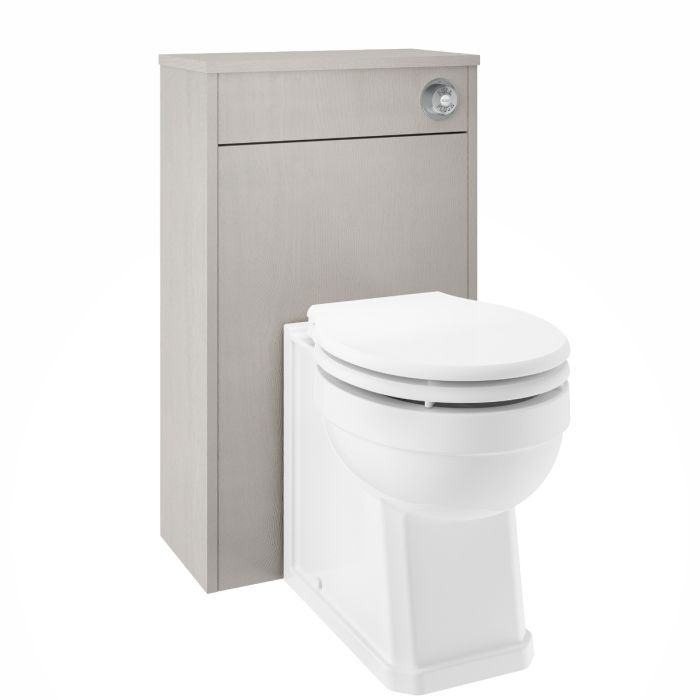 Dezine Greta 500mm Soft Grey WC Unit