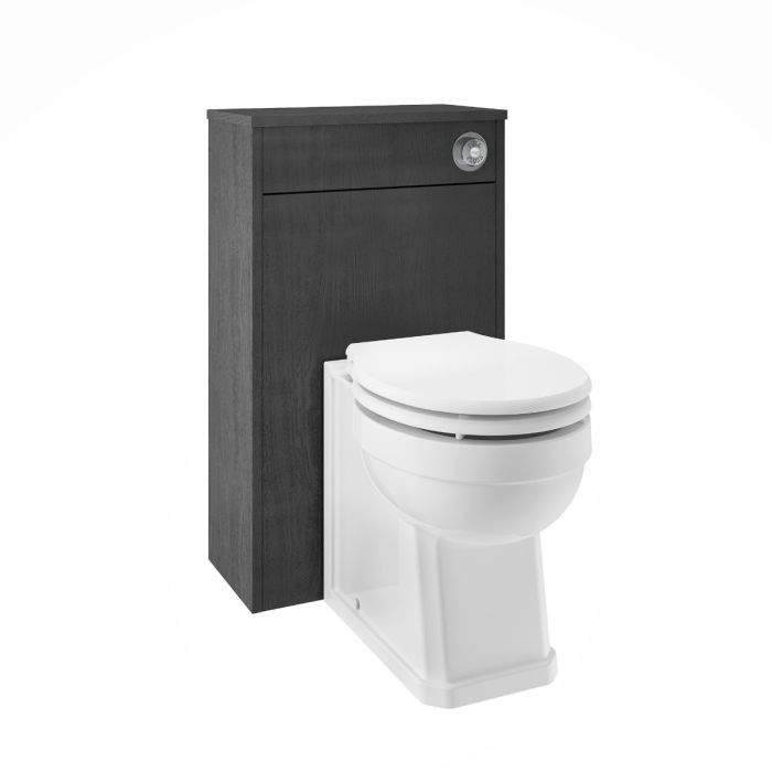 Dezine Greta 500mm Dark Grey WC Unit