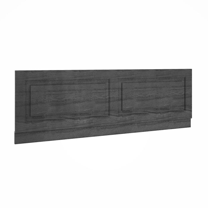 Dezine 1700mm Bath Panel Dark Grey