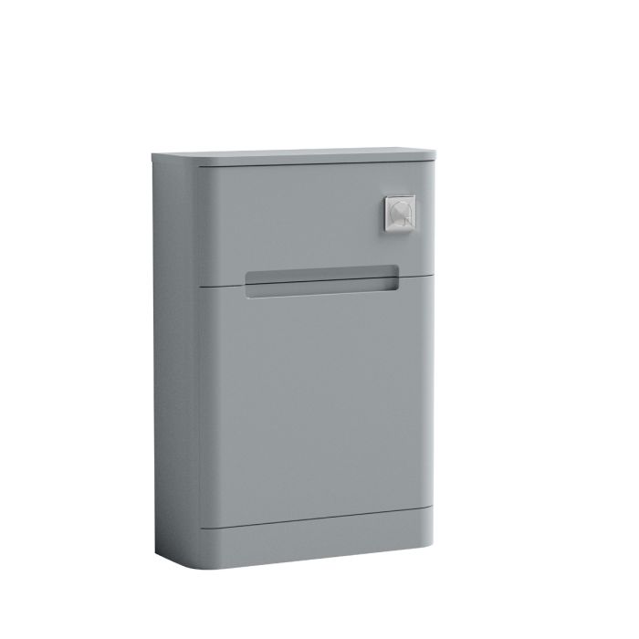 Dezine Nairn 550mm Satin Grey WC Unit