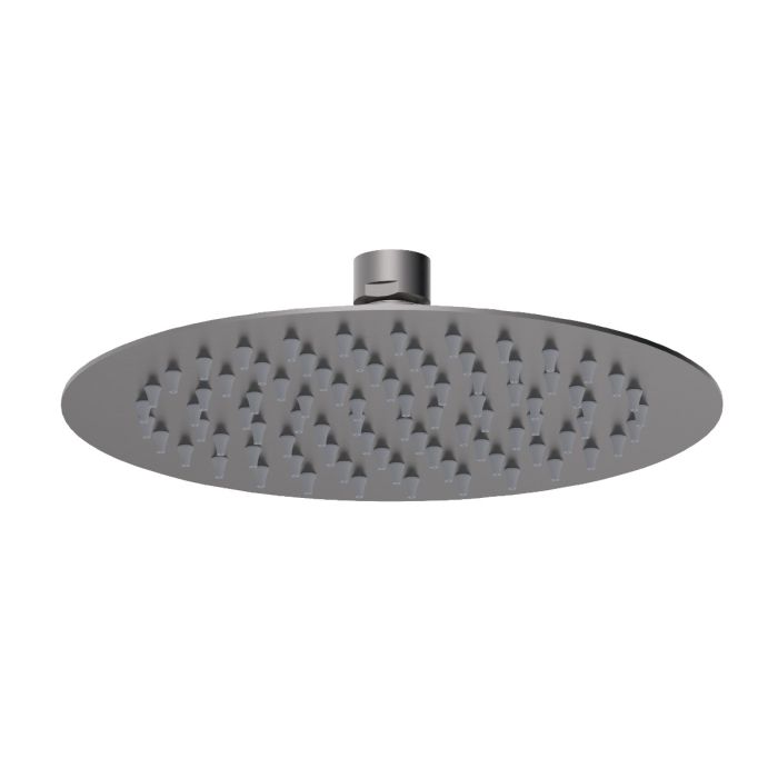 Dezine Pennar 10 200 x 200mm Bollin Gun Metal Rain Shower Head