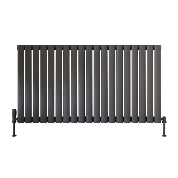 Dezine Arrow Anthracite Designer Radiator 600mm X 1121mm