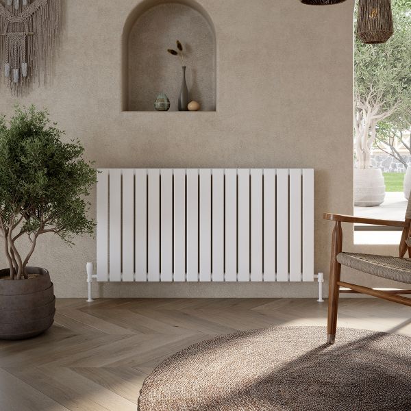 Dezine Arrow White Designer Radiator 600mm X 944mm