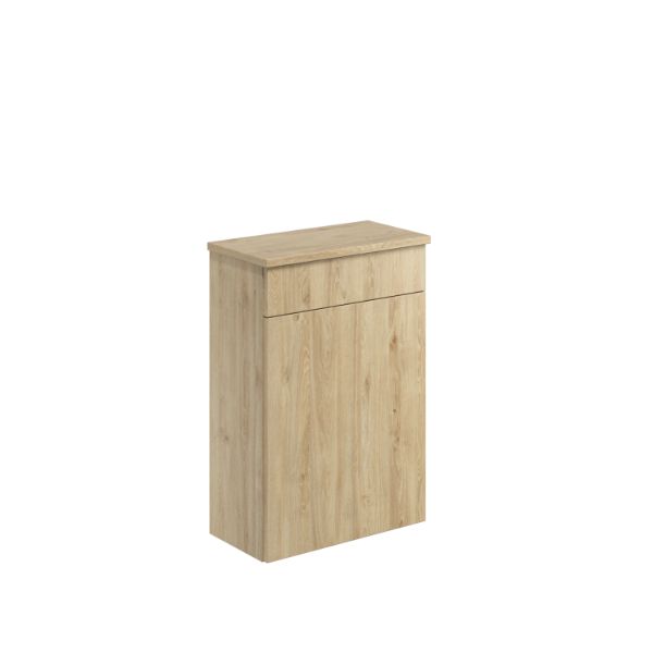 Dezine Erewash 500mm WC Unit-Davos Oak