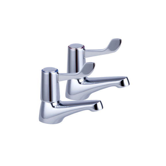 Dezine Quarter Turn Lever Taps Basin Pillar Taps