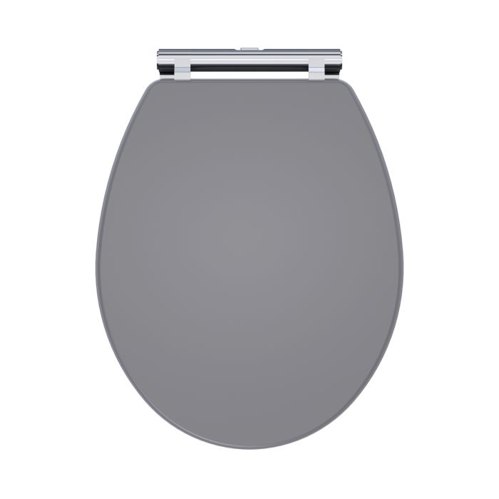 Dezine Garry Satin Grey Toilet Seat