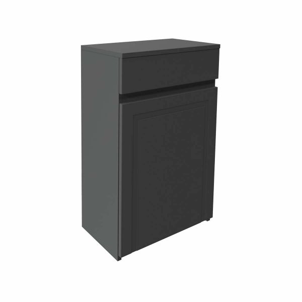 Dezine Swale 500mm Charcoal Grey WC Unit