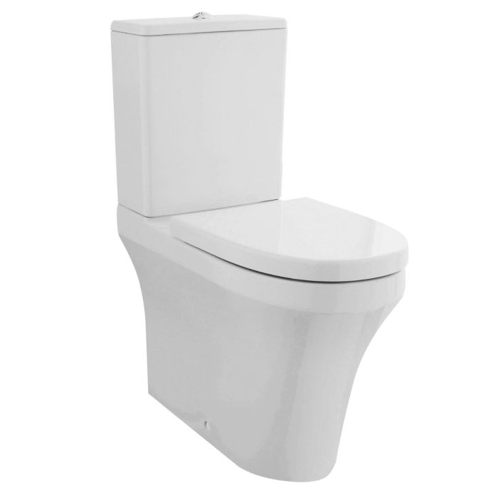 Dezine Severn Comfort Height Close Coupled Toilet with Soft Close Seat