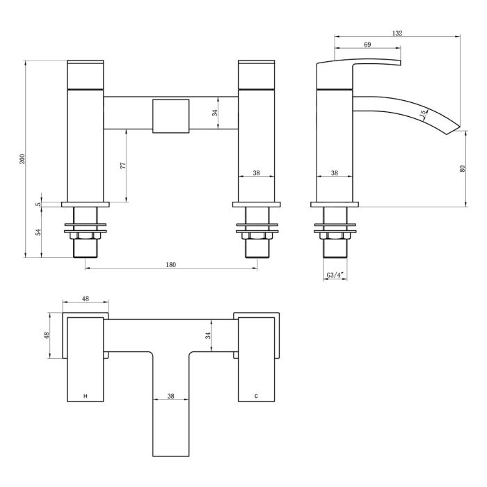 Dezine Chao Bath Filler