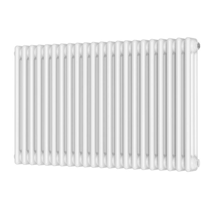 Dezine 3 Column Horizontal White Designer Radiator 600mm X 1010mm