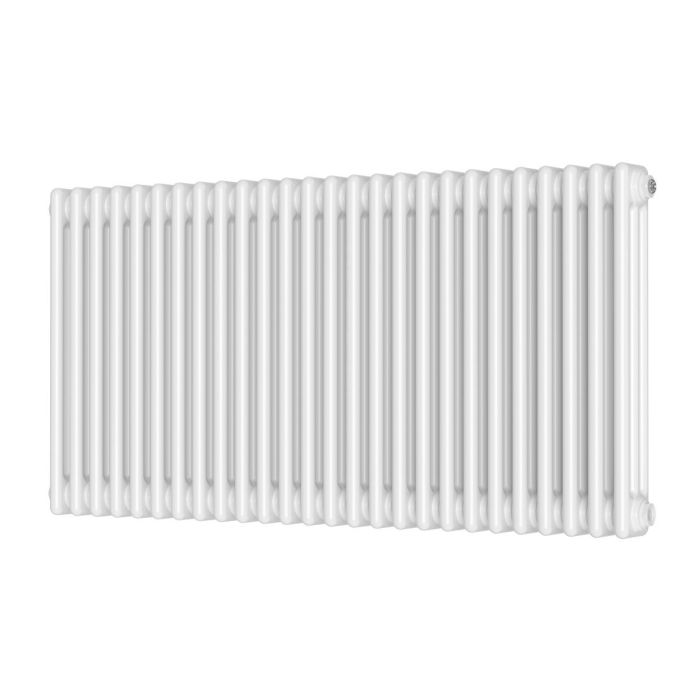 Dezine 3 Column Horizontal White Designer Radiator 600mm X 1190mm