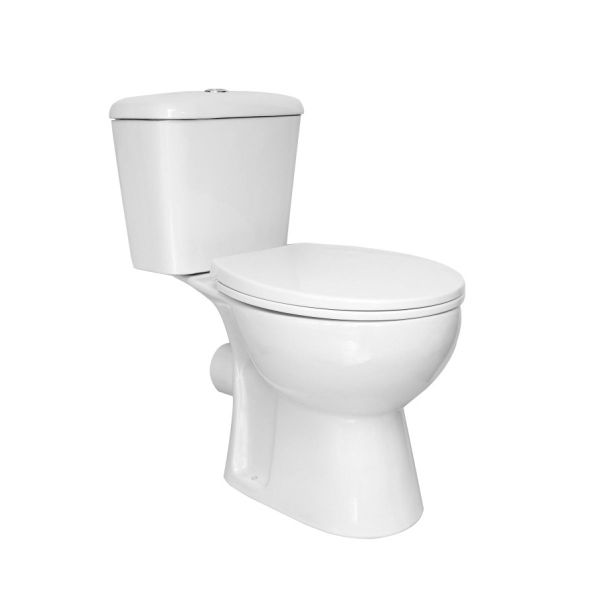 Dezine Parana Close Coupled Toilet with Soft Close Seat