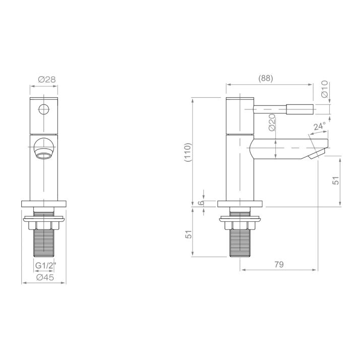 Dezine Niger Basin Pillar Taps