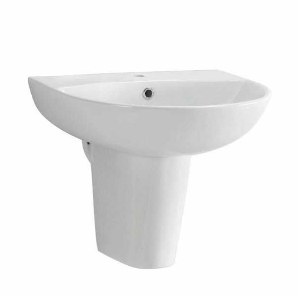 Dezine Quoile Basin with Semi Pedestal