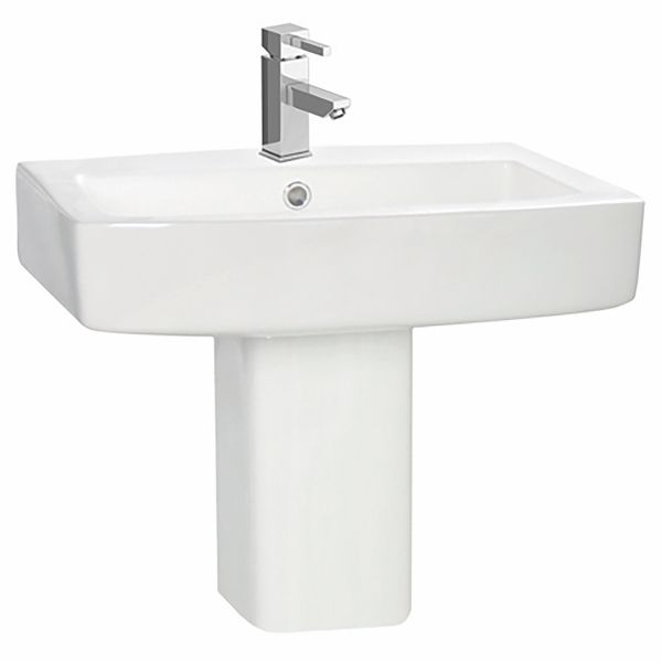 Dezine Eamont Basin with Semi Pedestal