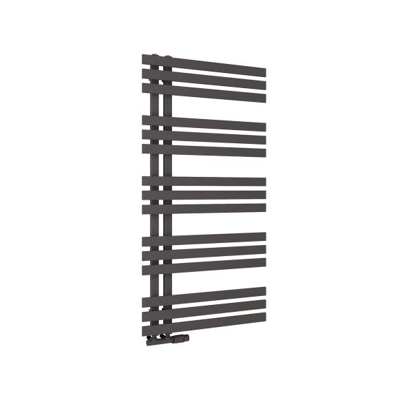 Dezine Deveron Towel Radiator - 1200mm X 600mm - Anthracite