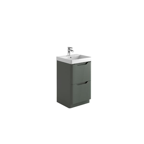 Dezine Kale 500mm Anthracite Floorstanding Vanity Unit