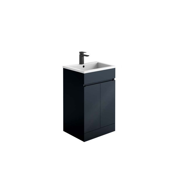 Dezine Medway 500mm Anthracite Floorstanding Vanity Unit