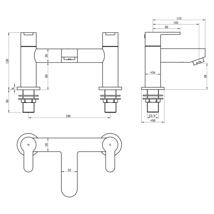 Dezine Han Bath Filler