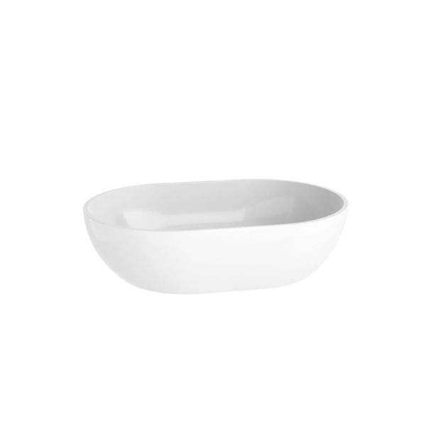 Dezine Liddel 560mm Counter Top Basin - Gloss White