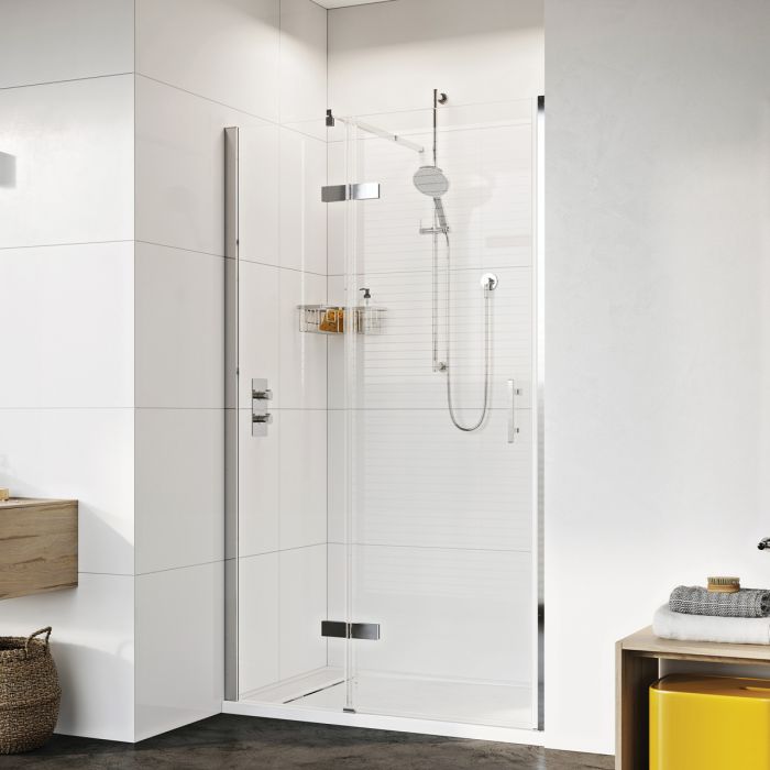 Dezine Pro 8 1000mm Frameless 8mm Hinged Shower Door