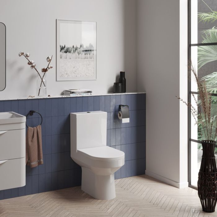 Dezine Grace Close Coupled Toilet with Soft Close Seat