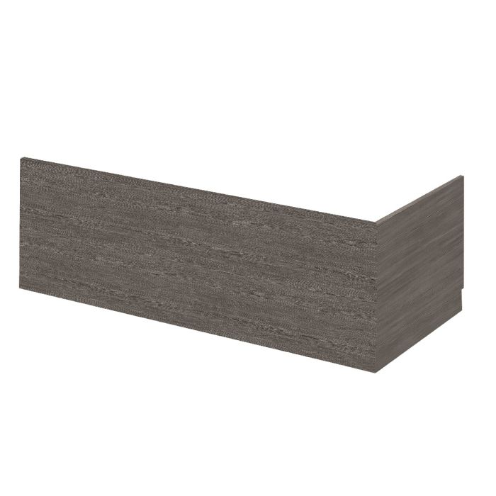 Dezine Grey Avola 750mm Bath End Panel with Plinth