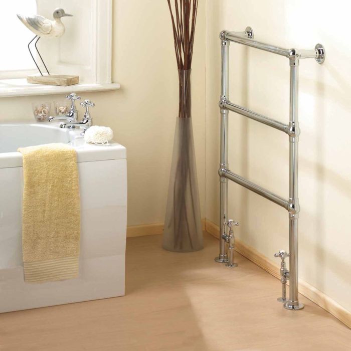 Dezine Rhone Floor Mounted 966 x 676mm Towel Rail