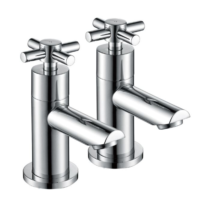 Dezine Lineka Bath Pillar Taps