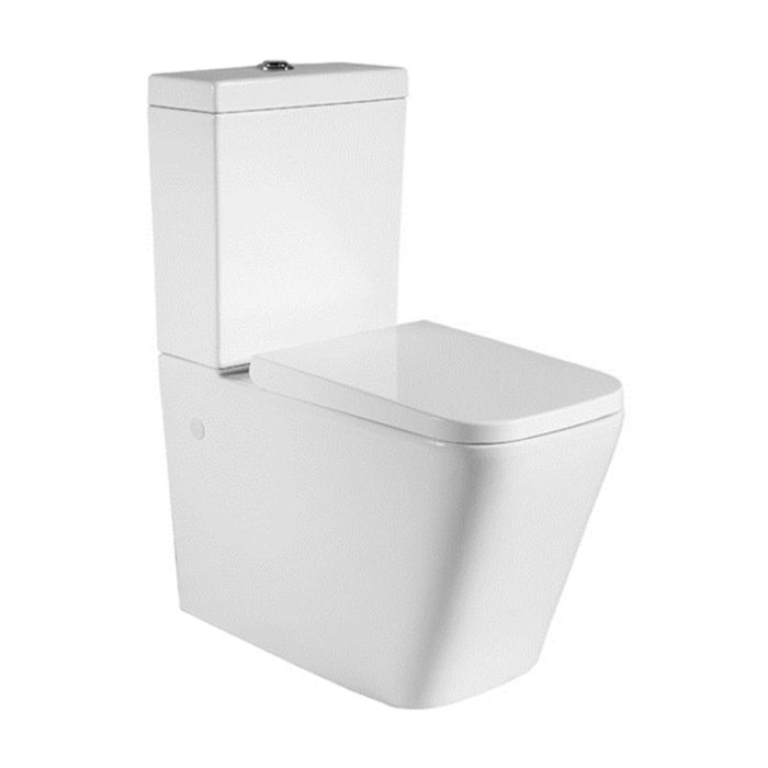 Dezine Idle Pro Close Coupled Toilet with Wrapover Seat