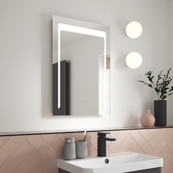 Dezine Bourne 500 x 700mm LED Touch Sensor Mirror