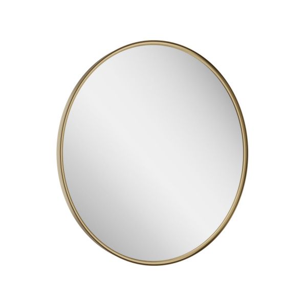 Dezine Isla Led Mirror - 600mm Wide - Bollin Brass