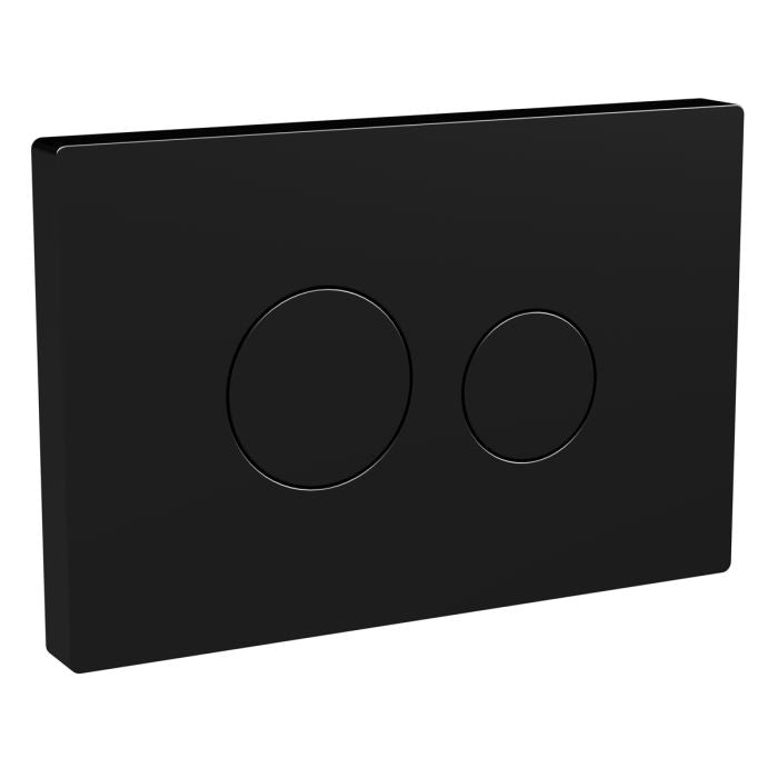 Dezine Matt Black Dual Flush Plate