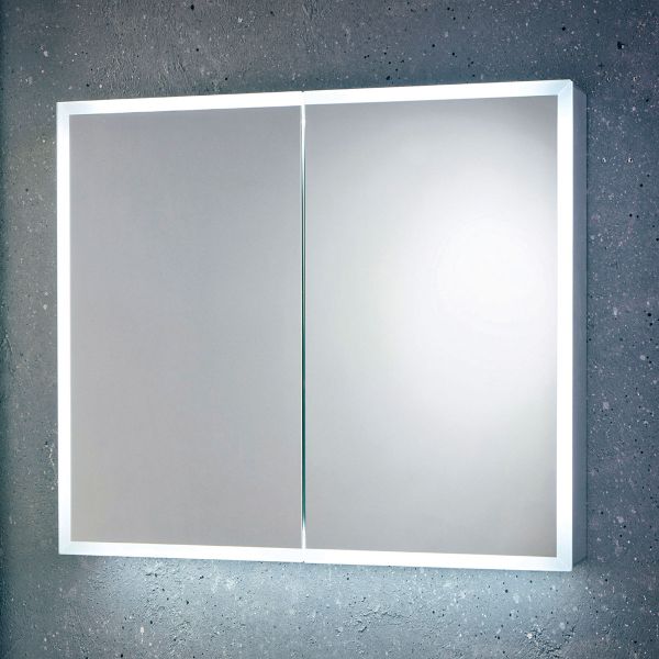 Dezine Kennet Double Door Mirror Cabinet - 600mm X 700mm