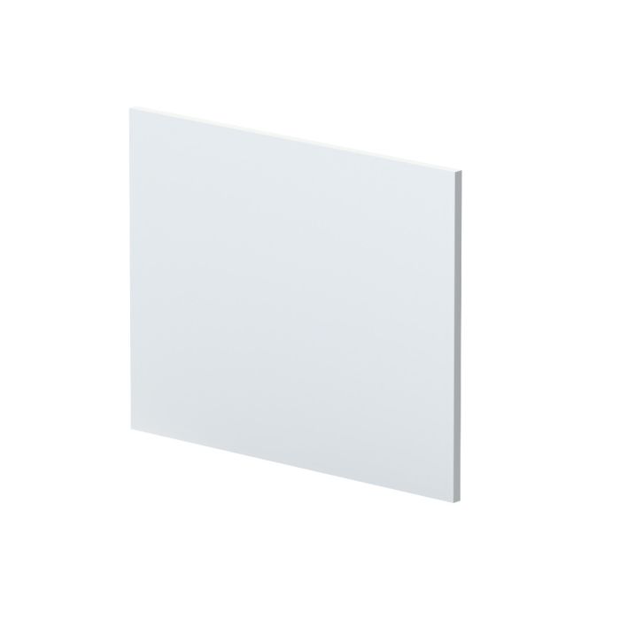 Dezine Satin White 700mm L Shaped Bath End Panel