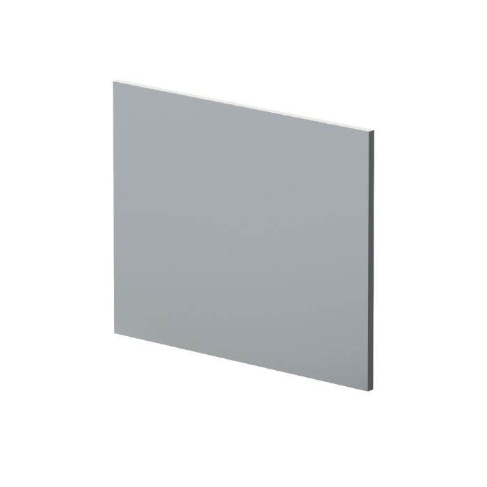 Dezine Satin Grey 700mm L Shaped Bath End Panel