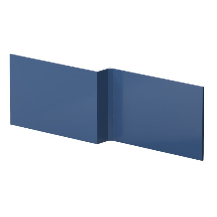 Dezine Satin Blue 1700mm L Shaped Bath Panel