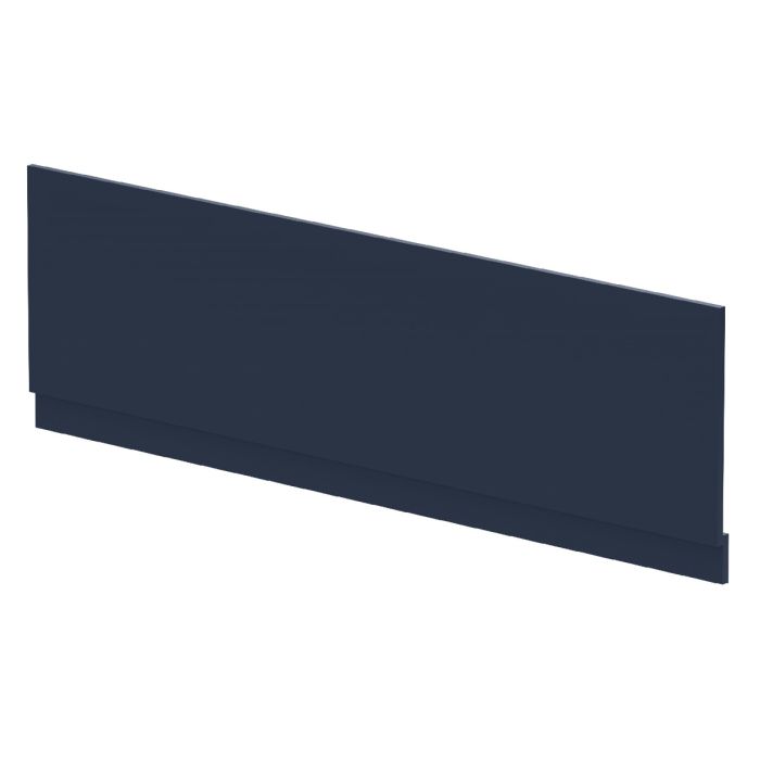 Dezine Satin Nu Blue 1800mm Bath Panel with Plinth