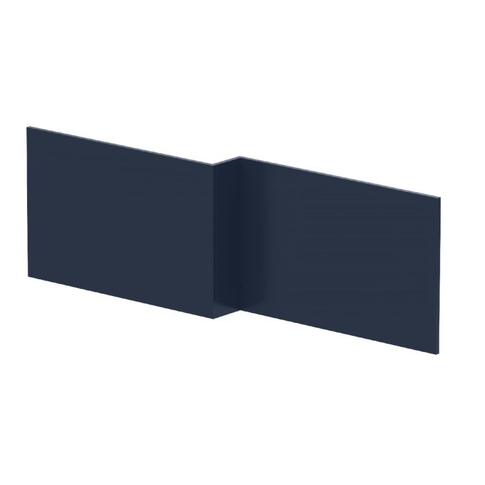 Dezine Satin Nu Blue 1700mm L Shaped Bath Panel