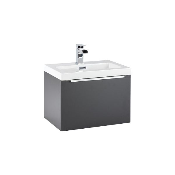 Dezine Balder 500mm Matt Grey Stort Hung Vanity Unit