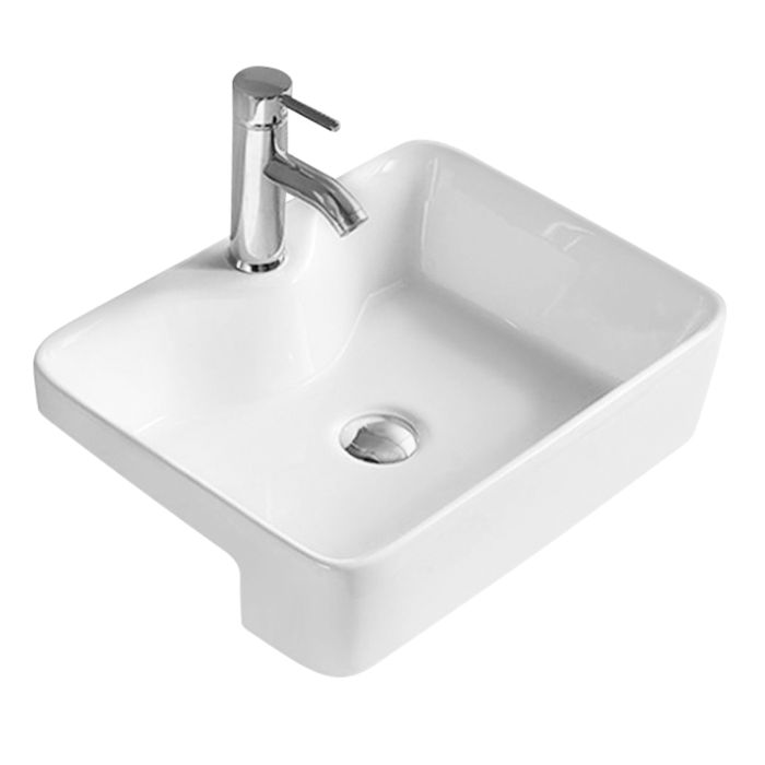 Dezine Mole 480mm Semi Recessed Basin