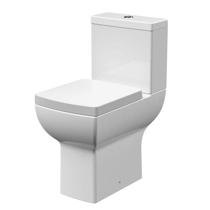 Dezine Coquet Comfort Height Close Coupled Toilet with Soft Close Seat