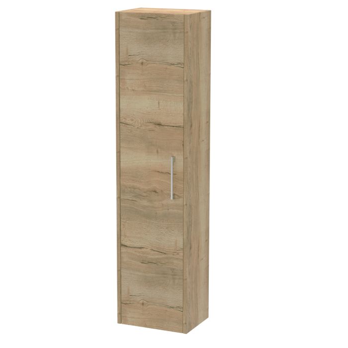 Dezine Almond 350mm Oak Woodgrain Tall Unit