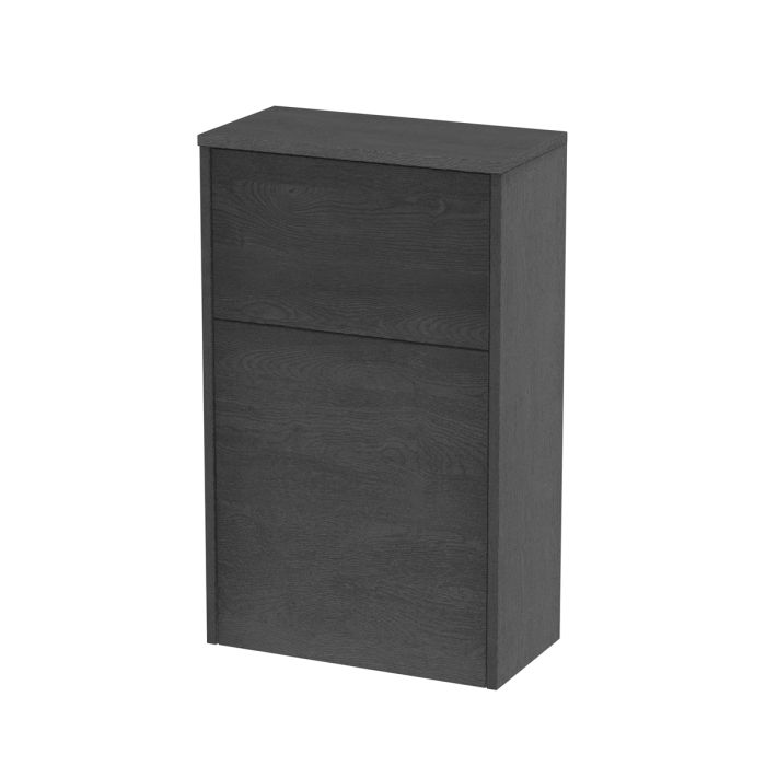 Dezine Almond 500mm Graphite Woodgrain WC Unit