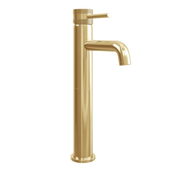 Dezine Pennar 7 Bollin Brass High Rise Basin Mixer