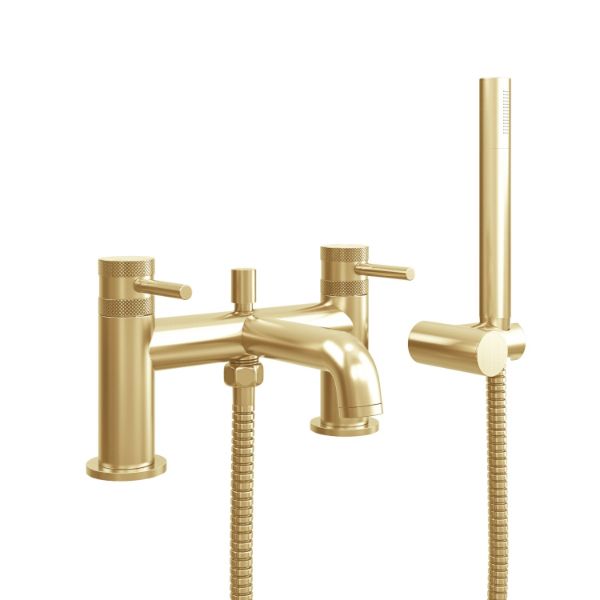 Dezine Pennar 7 Bollin Brass Bath Shower Mixer