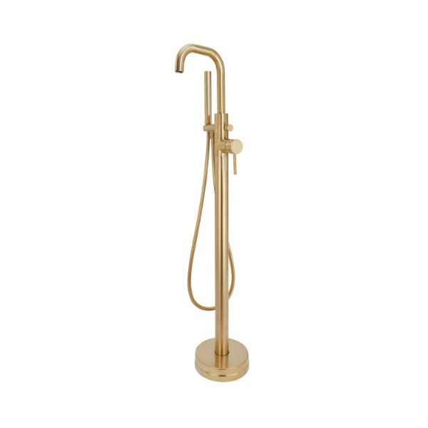 Dezine Pennar 7 Bollin Brass Freestanding Bath Shower Mixer