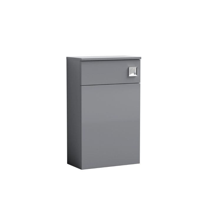 Dezine Avon 2 500mm Light Gloss Grey WC Unit