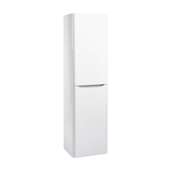 Dezine Calder 500mm Gloss White Tall Storage Unit