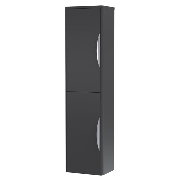 Dezine Dulais 350mm Satin Anthracite Tall Storage Unit